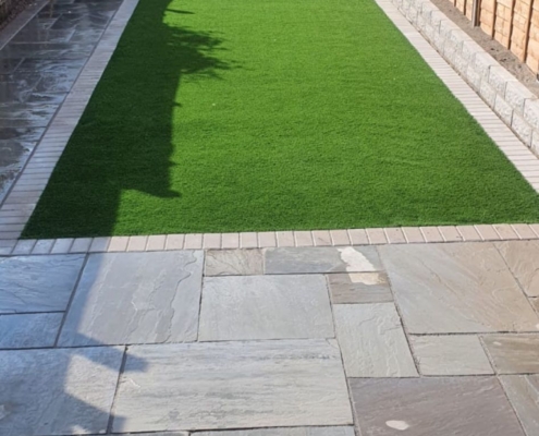 new patio completed in Kegworth