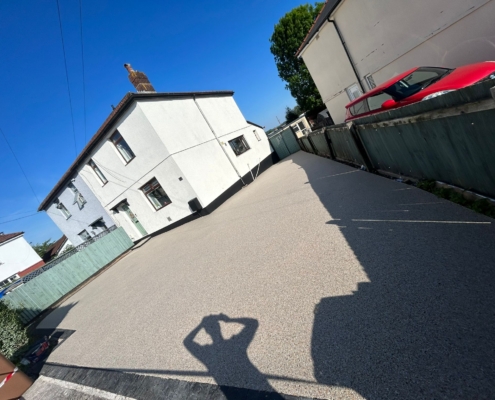 resin driveway completed in West Bridgford by Direct Drives & Patios