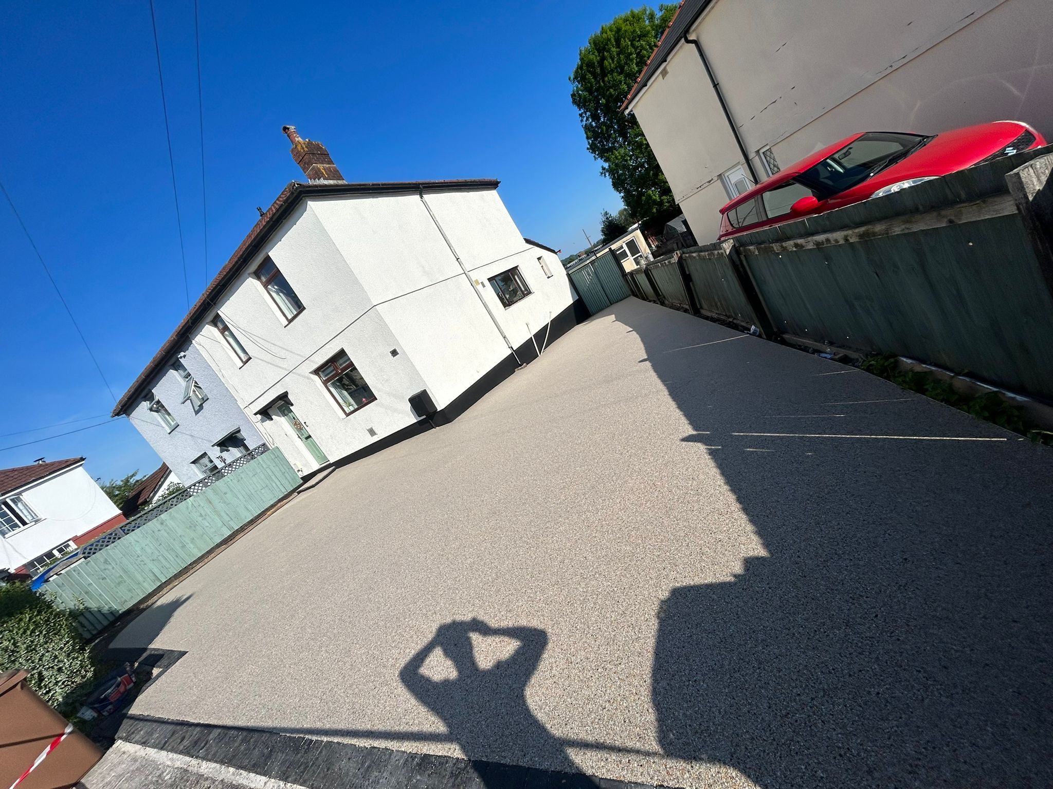 resin driveway completed in West Bridgford by Direct Drives & Patios