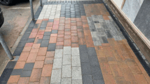 block paving patio completed in Wollaton Nottingham