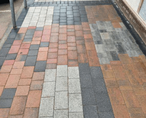 block paving patio completed in Wollaton Nottingham