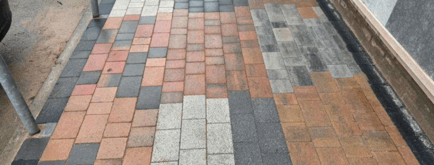 block paving patio completed in Wollaton Nottingham