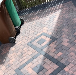herringbone block paving driveway completed in Nottingham