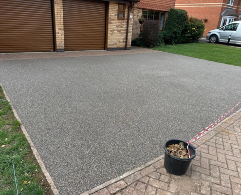 new resin driveway completed in Nottingham