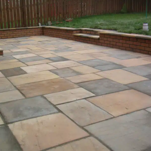 Indian sandstone patio completed in Nottingham
