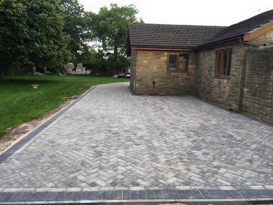 large block paving project completed in Ilkeston
