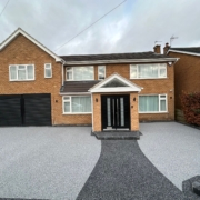 large resin driveway completed in Nottingham