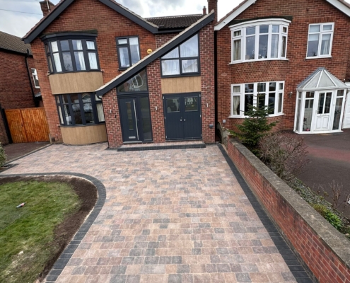 large block paving driveway completed in Wollaton Nottingham by Direct Drives & Patios