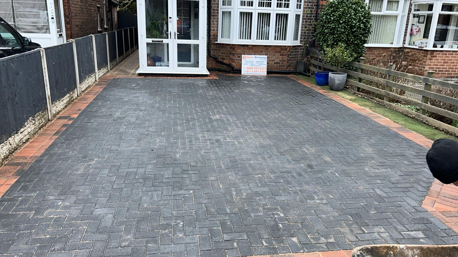 block paving driveway completed in Heanor Nottingham